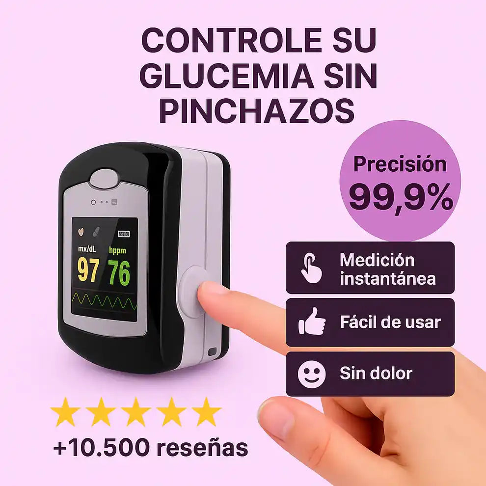 OxiVida™-Medidor de glucosa indoloro